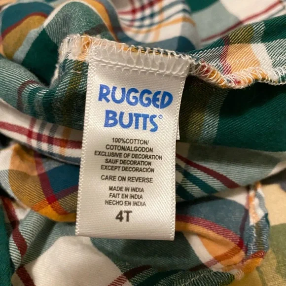 Rugged Butts 4T boys button down shirt, EUC, only worn once! - Picture 4 of 5